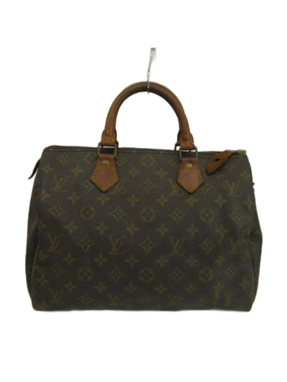 Louis Vuitton Vintage Speedy 30 Monogram Miniboston Leather All Over Pattern